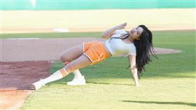 ▲統一獅Uni-Girls趙娟週熱跳3首韓國金曲。（圖／統一獅提供）