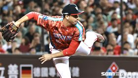 ▲味全龍中繼投手銳歐。（圖／記者劉彥池攝影）