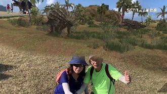 獨／砸千萬打造恐龍景點　合照慘遭切手腳