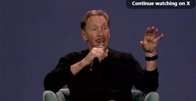 甲骨文（Oracle）創辦人埃里森（Larry Ellison）（圖／翻攝Ｘ）