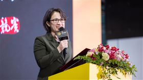 副總統蕭美琴今（15）日出席「第十四屆大專生洄游農村競賽」頒獎典禮。（圖／總統府提供)