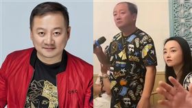 唐鑒軍老來得子，然而父女戀引發不少爭議。（組合圖／翻攝自抖音截圖）