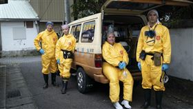 《人生清理員》金士傑、宋芸樺、鳳小岳、蔡嘉茵。（圖／果陀娛樂提供）