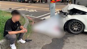 虎林國中,車禍,賓士,毒（圖／翻攝自新竹大小事）