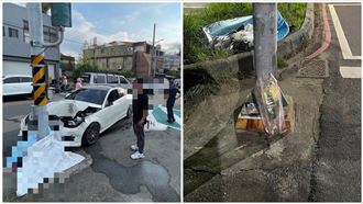 7旬婦載孫被賓士撞亡　現場飄「花香味」