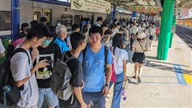 中秋台鐵人潮
（圖／台鐵提供）