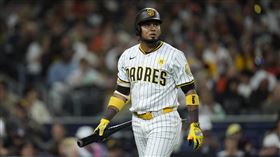 ▲阿瑞耶斯（Luis Arraez）中止連141打席不被三振紀錄。（圖／美聯社／達志影像）