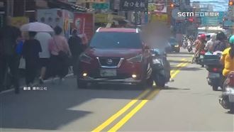 蔣公路男騎士「逆向撞車」　挨酸另類碰瓷