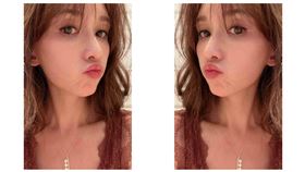  林志玲中秋嘟嘴（圖／翻攝自IG）