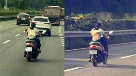18歲女大生騎機車誤闖國道挨罰。（圖／翻攝自爆廢公社臉舒）