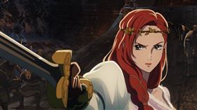 《魔戒：洛汗人之戰》以赫拉為主角。（圖／華納兄弟提供）