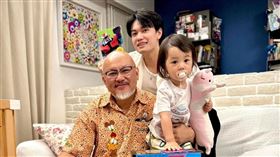 劉亮佐、劉子銓、典典寶寶。（圖／翻攝自劉亮佐臉書）