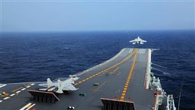 中國「遼寧號」航空母艦（圖／翻攝自新華網）