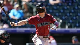 ▲「台、美混血」大物卡洛爾（Corbin Carroll）連2季20轟20盜。（圖／美聯社／達志影像）