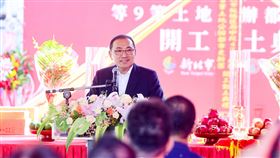 侯友宜出席板橋區府中段472地號等9筆土地公辦都市更新案動土典禮（圖／新北市府提供）