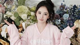 楊冪被爆沒和女兒一起過中秋。（圖／翻攝自楊冪微博）