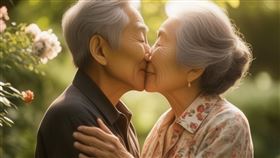老年人恩愛(示意圖/AI生成)