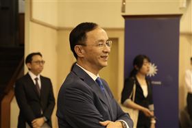 國民黨主席朱立倫出席立法院實務研討會。(圖/國民黨提供)