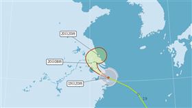 葡萄桑預計19日晚間登陸中國