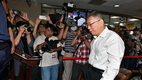 柯文哲抵達台北地院（圖／記者鄭孟晃攝影）