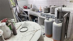 彰化，氣爆，一女一男受傷，早餐店(圖／翻攝畫面)