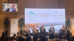 布達佩斯論壇，駐匈代表呼籲國際制衡中國犯台野心。（翻攝自／Tajvan Magyarországon臉書）