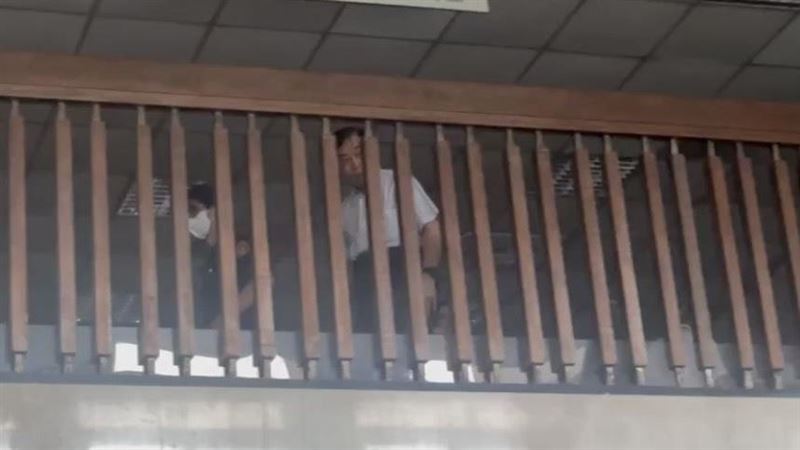 北檢約談鼎越開發董事林青。（圖／翻攝畫面）