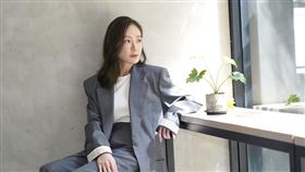 尹馨在《孔雀魚》飾演命案現場清潔工。（圖／記者趙于瑩攝影）