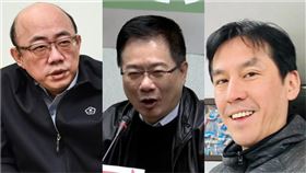 民進黨立委郭正亮（左）、前立委蔡正元（中）、資深媒體人黃暐瀚（右）（圖／翻攝自黃暐瀚臉書、資料照）