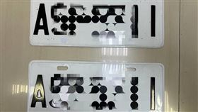 台中男網購假車牌懸掛上路遭逮（1）台中市張姓男子2024年3月間因酒駕車輛遭扣牌，他上網以新台幣8000元購買同車號偽牌，日前懸掛假車牌開車上路被警方識破逮捕，依法送辦。（翻攝照片）中央社記者蘇木春傳真  113年9月3日