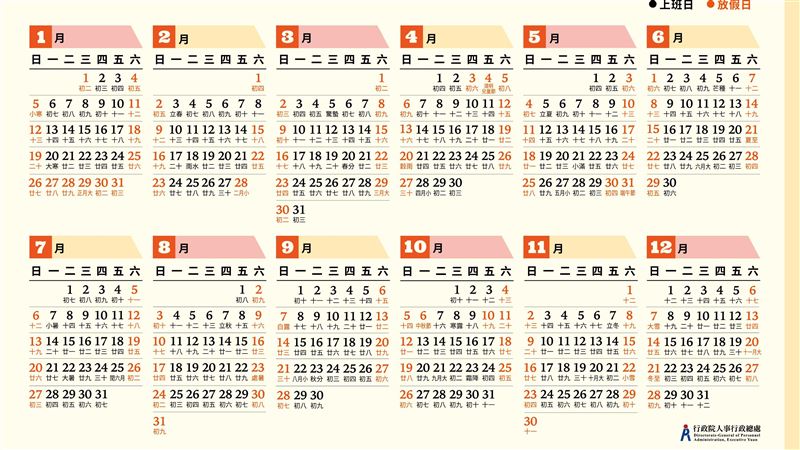 2025「全年放假少一天」　人事總處解釋了