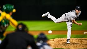 ▲柯爾（Gerrit Cole）投9局僅失1分，洋基10局上打3分幫他拿下勝投。（圖／翻攝自洋基推特）