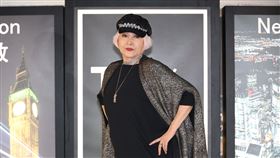 包翠英今天現身素人模特兒選拔活動。（圖／記者鄭孟晃攝影）