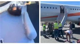 易捷航一架航班即將起飛時傳出爆炸，機艙內充滿刺鼻煙霧，所有乘客被緊急疏散 ！（圖／翻攝自X）