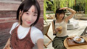 愛莉莎莎住飯店「微波爐半夜自己轉」。（圖／翻攝自愛莉莎莎IG）