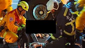 台中公車又撞行人！1女無生命跡象搶救中　司機：她穿黑衣沒看到