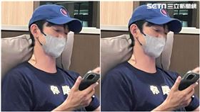 吳慷仁現身松山機場。（圖／讀者提供）