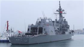 日本涼月號護衛艦。（圖／路透社／達志影像）