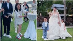 安以軒現身陳喬恩婚禮。（圖／翻攝自微博）