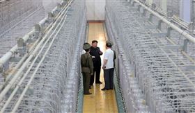 北韓13日首度公開濃縮鈾設施。（圖／路透社／達志影像）