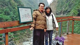 陳信凱（左）與小蓉（右）離婚不到1週，就將她殺害棄屍。（翻攝陳信凱臉書）