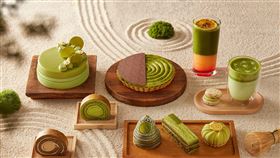 台北喜來登大飯店與京都百年品牌辻利茶舗合作，推出「靜庭秋茶．法式優雅系抹茶饗宴」
