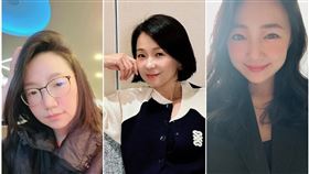 陶晶瑩（左起）、六月、丫頭