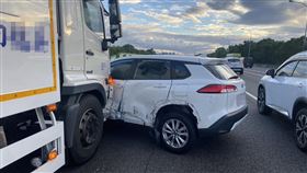 國道,多元計程車,逼車,肇事（圖／翻攝自《社會事新聞影音》、翻攝畫面）