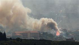 黎巴嫩貝魯特南郊遭以軍空襲，真主黨飛彈部隊指揮官亞伯拉罕．古貝西喪生。（圖／路透社/達志影像）