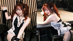 Kisabbb突破自我，打扮成性感兔女郎。（圖／翻攝自IG）