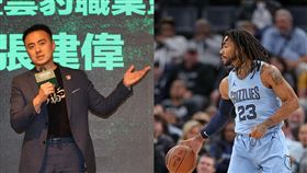 台啤雲豹執行長張建偉,NBA,飆風玫瑰,羅斯,Derrick Rose,合成圖