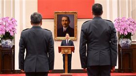 賴清德總統今（25）日上午主持「中華民國113年10月份將官晉任授階典禮」。（圖／總統府提供)