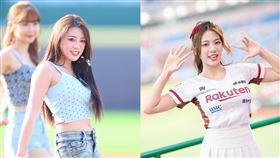 熊霓球場上美照（圖／樂天桃猿提供）