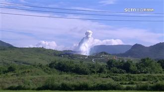 軍演「南北協同作戰」　直升機盤旋保力山